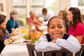 Children learning etiquette